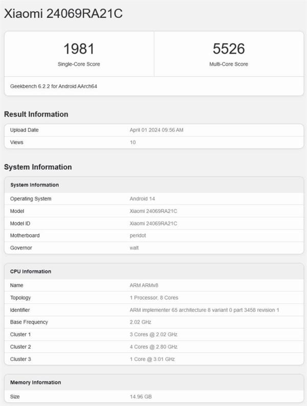 Redmi Turbo 3官宣 将于4月10日发布